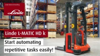 Video of the Linde L-MATIC HD k in use